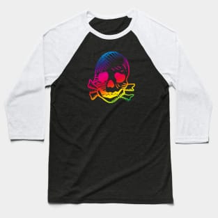 Keith Flint Skull tattoo with pride. Feel the rainbow. Baseball T-Shirt